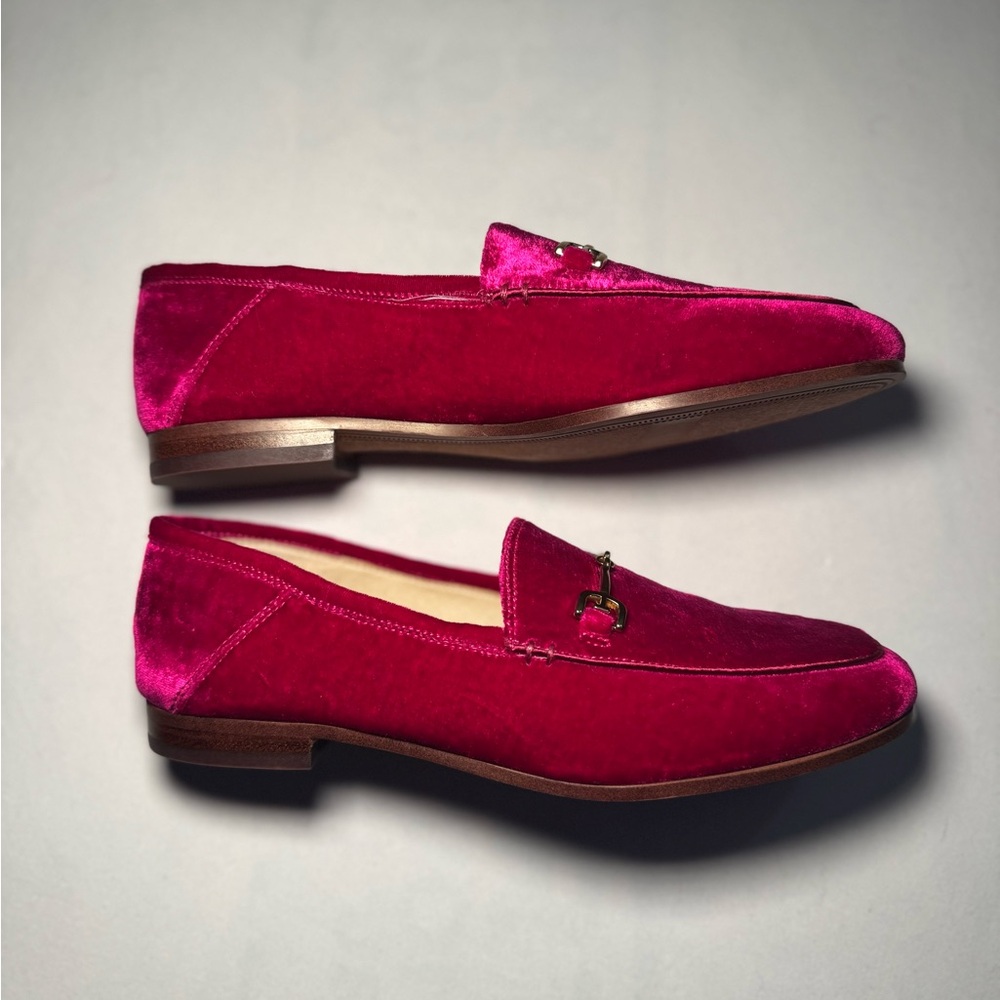 ✨ Sam Edelman Loraine Loafer | Pink Velvet | NEW Never Worn | Size 5 1/2